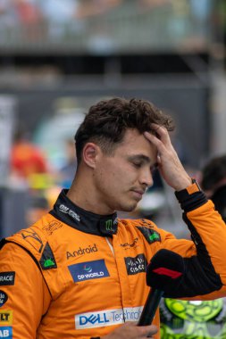 İspanya GP F1 2024, 19-23 Haziran 2024, Montmel, Barselona İspanya - Lando Norris pilotu McLaren F1 2024