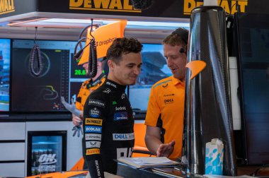 İspanya GP F1 2024, 19-23 Haziran 2024, Montmel, Barselona İspanya - Lando Norris pilotu McLaren F1 2024