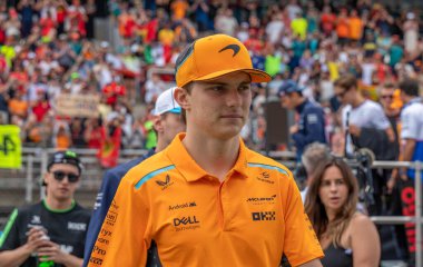 İspanya GP F1 2024 19-23 Haziran 2024 Montmel, Barselona İspanya - Oscar Piastri pilotu F1 McLaren 2024