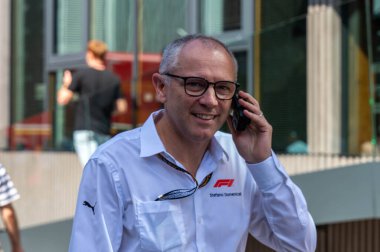 İspanya GP F1 2024, 19-23 Haziran 2024, Montmel, Barselona İspanya - Stefano Domenicali ceo liberal medya F1