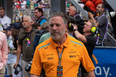 Spanish GP F1 2024 on June 19-23, 2024 at Montmel, Barcelona Spain - Zak Brown Team Principal McLaren F1 2024 clipart