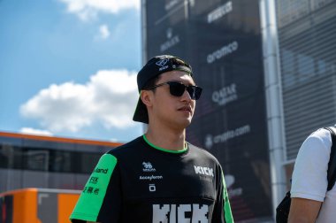 İspanya GP F1 2024, 19-23 Haziran 2024, Montmel, Barselona İspanya - Zhou Guanyu pilotu F1 Sauber Team