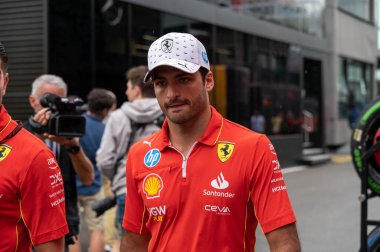 İspanya GP F1 2024, 19-23 Haziran 2024, Montmel, Barcelona İspanya - Carlos Sainz pilot Scuderia Ferrari F1 2024