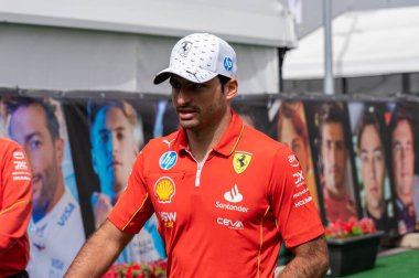 İspanya GP F1 2024, 19-23 Haziran 2024, Montmel, Barcelona İspanya - Carlos Sainz pilot Scuderia Ferrari F1 2024