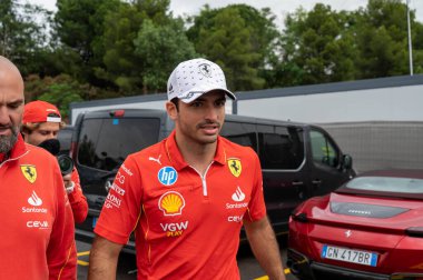 İspanya GP F1 2024, 19-23 Haziran 2024, Montmel, Barcelona İspanya - Carlos Sainz pilot Scuderia Ferrari F1 2024 