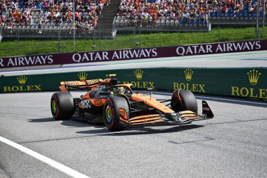 Avusturya GP F1 2024, 27-30 Haziran 2024, Red Bull Ring, Spielberg, Avusturya - Lando Norris pilotu McLaren Formula 1 Takımı