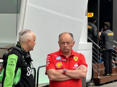 Emilia Romagna ve Made in Italy GP F1 2024, 15-19 Mayıs 2023, Imola, İtalya - Formula 1 Frederic Vasseur Takım Müdürü Scuderia Ferrari Fred