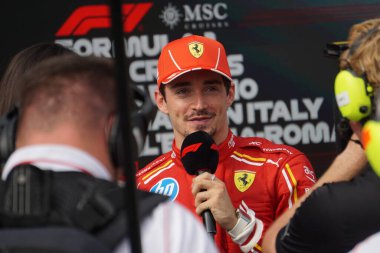 Emilia Romagna ve Made in Italy GP F1 2024, 15-19 Mayıs 2023, Imola, İtalya - Scuderia Ferrari Formula 1 Charles Leclerc sürücüsü