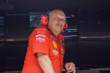İtalyan GP F1 2024, 14-29 Mayıs 2024, Imola, Emilia Romagna İtalya - Frederic Vasseur Fred Takımı Müdürü Scuderia Ferrari Formula 1