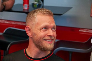 Macaristan GP F1 2024, 17 Temmuz 2024, Budapeşte, Macaristan - Haas Formula 1 pilotu Kevin Magnussen