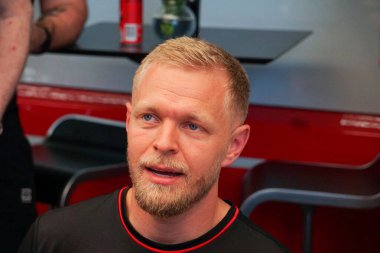 Macaristan GP F1 2024, 17 Temmuz 2024, Budapeşte, Macaristan - Haas Formula 1 pilotu Kevin Magnussen