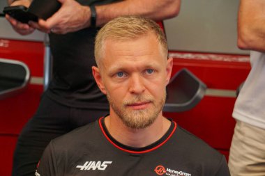 Macaristan GP F1 2024, 17 Temmuz 2024, Budapeşte, Macaristan - Haas Formula 1 pilotu Kevin Magnussen