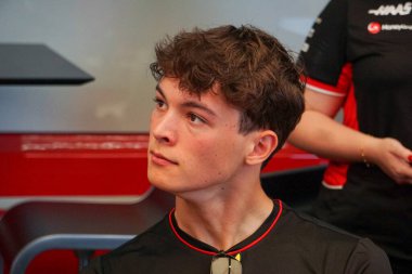 Macaristan GP F1 2024, 17 Temmuz 2024, Budapeşte, Macaristan - Haas Formula 1 pilotu Oliver Bearman