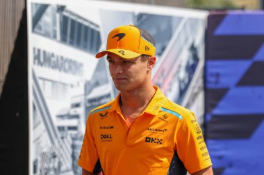 Macaristan GP F1 2024 19 Temmuz 2024 tarihinde Budapeşte, Macaristan - McLaren için Formula 1 Lando Norris sürücüsü