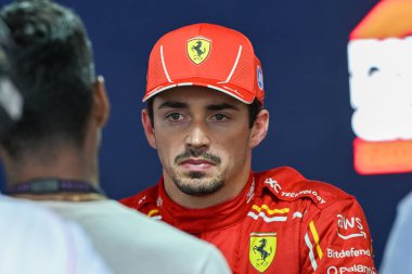 Macaristan GP F1 2024, 21 Temmuz 2024, Budapeşte, Macaristan - Ferrari Formula 1 Charles Leclerc sürücüsü