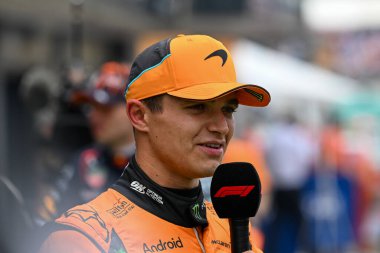 Macaristan GP F1 2024, 21 Temmuz 2024, Budapeşte, Macaristan - McLaren Formula 1 Norris sürücüsü