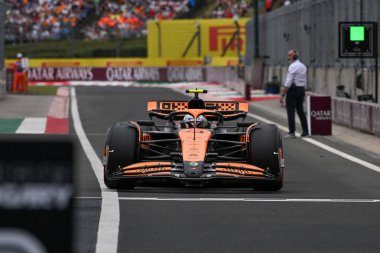 Macaristan GP F1 2024, 21 Temmuz 2024, Budapeşte, Macaristan - McLaren Formula 1 Norris sürücüsü