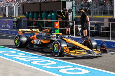 Macaristan GP F1 2024, 21 Temmuz 2024, Budapeşte, Macaristan - McLaren Formula 1 Norris sürücüsü