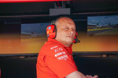 Macaristan GP F1 2024, 21 Temmuz 2024, Budapeşte, Macaristan - Formula 1 Vasseur Ferrari