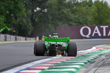Macaristan GP F1 2024, 21 Temmuz 2024, Budapeşte, Macaristan - Sauber Formula 1 Valtteri Bottas sürücüsü