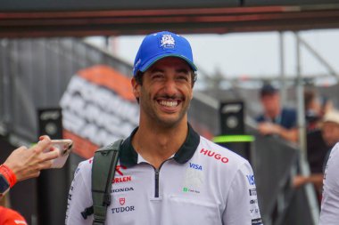 Macaristan GP F1 2024, 21 Temmuz 2024, Budapeşte, Macaristan - Formula 1 Yarışçısı Daniel Ricciardo