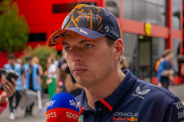 Belçika GP F1 2024, 25 Temmuz 2024, Spa Francorchamps, Belçika - Red Bull için Formula 1 Max Verstappen sürücüsü