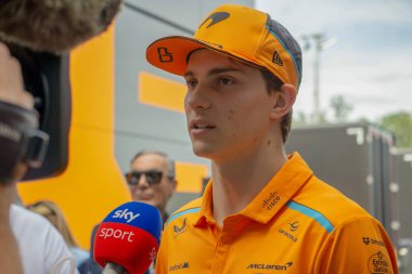 Belçika GP F1 2024, 25 Temmuz 2024, Spa Francorchamps, Belçika - McLaren için Formula 1 Oscar Piastri sürücüsü