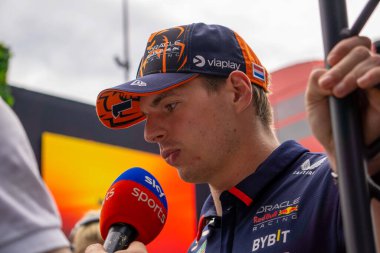 Belçika GP F1 2024, 25 Temmuz 2024, Spa Francorchamps, Belçika - Red Bull için Formula 1 Max Verstappen sürücüsü