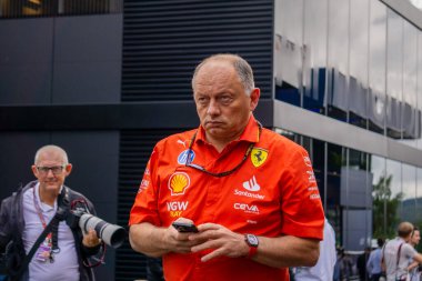 Belçika GP F1 2024, 26 Temmuz 2024, Spa Francorchamps, Belçika - Formula 1 Vasseur Ferrari