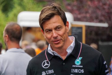 Belgium GP F1 2024 on July 27 2024 at Spa Francorchamps, Belgium - Formula 1 Toto Wolff Mercedes clipart