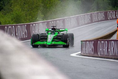 Belçika GP F1 2024, 27 Temmuz 2024, Belçika - Sauber 'in Formula 1 Valtteri Bottas sürücüsü