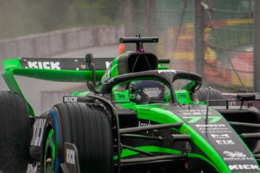 Belçika GP F1 2024, 27 Temmuz 2024, Belçika - Sauber 'in Formula 1 Valtteri Bottas sürücüsü