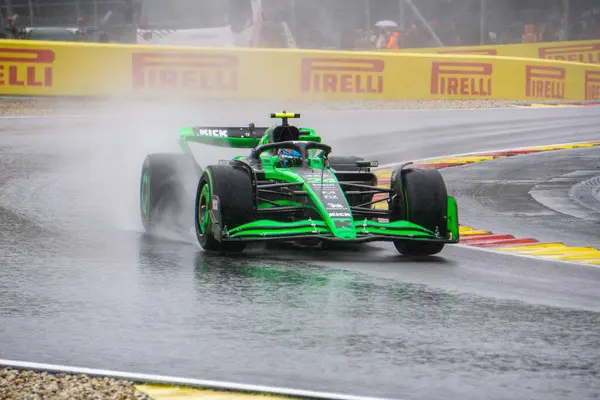 stock image Belgium GP F1 2024 on July 27 2024 at Spa Francorchamps, Belgium - Formula 1 Zhou driver for Sauber