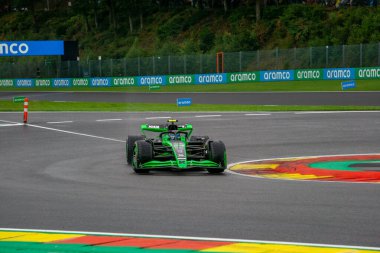 Belgium GP F1 2024 on July 27 2024 at Spa Francorchamps, Belgium - Formula 1 Zhou driver for Sauber clipart