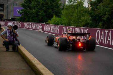 Belgium GP F1 2024 on July 27 2024 at Spa Francorchamps, Belgium - Formula 1 Carlos Sainz driver for Ferrari clipart