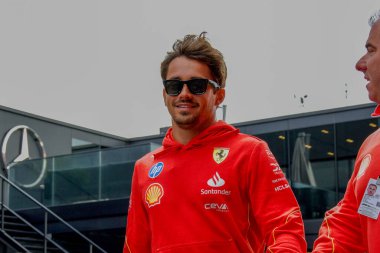 Hollanda GP F1 2024, 22 Ağustos 2024, Zandvoort, Hollanda - Ferrari Formula 1 Charles Leclerc sürücüsü