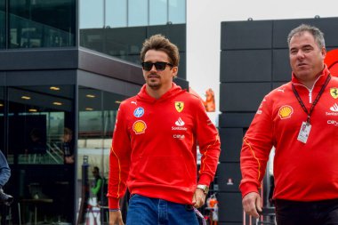 Hollanda GP F1 2024, 22 Ağustos 2024, Zandvoort, Hollanda - Ferrari Formula 1 Charles Leclerc sürücüsü