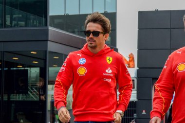 Hollanda GP F1 2024, 22 Ağustos 2024, Zandvoort, Hollanda - Ferrari Formula 1 Charles Leclerc sürücüsü