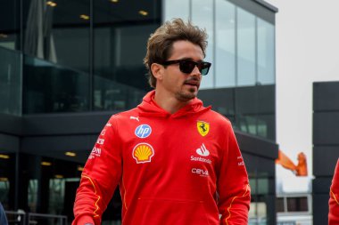 Hollanda GP F1 2024, 22 Ağustos 2024, Zandvoort, Hollanda - Ferrari Formula 1 Charles Leclerc sürücüsü