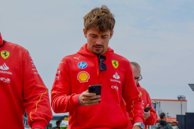 Hollanda GP F1 2024, 22 Ağustos 2024, Zandvoort, Hollanda - Ferrari Formula 1 Charles Leclerc sürücüsü