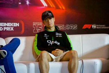 Hollanda GP F1 2024, 22 Ağustos 2024, Zandvoort, Hollanda - Sauber için Formula 1 Zhou sürücüsü