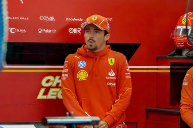 Hollanda GP F1 2024, 22 Ağustos 2024, Zandvoort, Hollanda - Ferrari Formula 1 Charles Leclerc sürücüsü