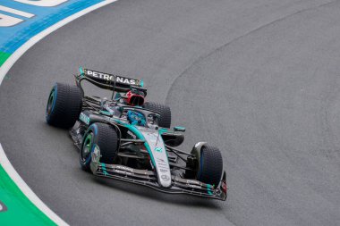 Hollanda GP F1 2024, 22 Ağustos 2024, Zandvoort, Hollanda - Mercedes sürücüsü George Russell Formula 1