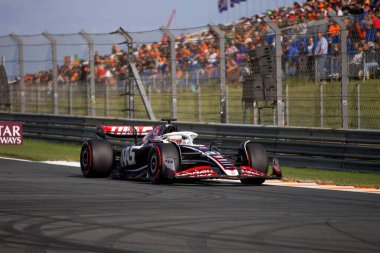 Hollanda GP F1 2024, 23 Ağustos 2024, Zandvoort, Hollanda - Haas için Formula 1 Kevin Magnussen sürücüsü
