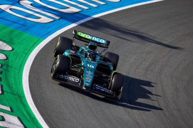 Hollanda GP F1 2024, 23 Ağustos 2024, Zandvoort, Hollanda - Aston Martin için Formula 1 Lance Stroll sürücüsü