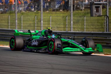 Hollanda GP F1 2024, 23 Ağustos 2024, Zandvoort, Hollanda - Sauber için Formula 1 Zhou sürücüsü
