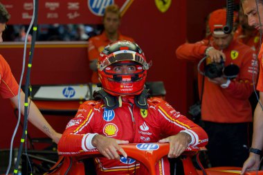 Hollanda GP F1 2024, 23 Ağustos 2024, Zandvoort, Hollanda - Ferrari Formula 1 Carlos Sainz sürücüsü