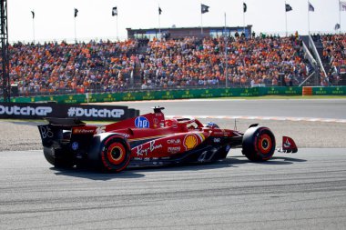 Hollanda GP F1 2024, 23 Ağustos 2024, Zandvoort, Hollanda - Ferrari Formula 1 Charles Leclerc sürücüsü