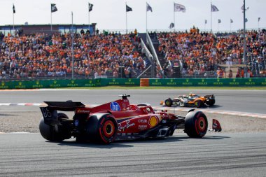 Hollanda GP F1 2024, 23 Ağustos 2024, Zandvoort, Hollanda - Ferrari Formula 1 Charles Leclerc sürücüsü