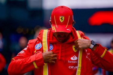 Hollanda GP F1 2024, 24 Ağustos 2024, Zandvoort, Hollanda - Ferrari için Formula 1 Carlos Sainz sürücüsü